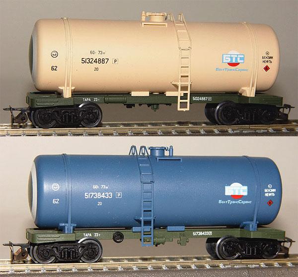 Set of 2 tank cars "BTS"<br /><a href='images/pictures/Peresvet/3701.jpg' target='_blank'>Full size image</a>